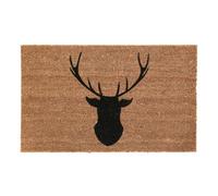 Orsina Stag Head Printed Fiber Doormat