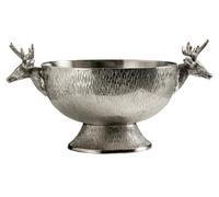 Premier Housewares Stag Punch Bowl, Silver