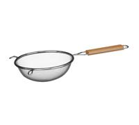 Orsina Stainless Steel Constructed Small Sieve with Wooden Handle, Veratile Small Sieve, Comfortable Handle Sieve in Natural Orsina Natural