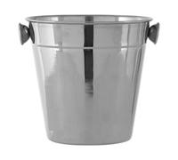 Premier Housewares Stainless Steel Shiny Finish Ice Bucket Wine Cooler Bucket Ice Bucket For Home Bar/For Beverages Travel-Friendly H50 x W25 x D50 cm