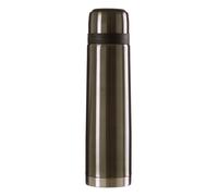 Orsina Stainless Steel Stripe 900ml Vacuum Flask, Leak-Proof Thermos Travel Flask For Hot & Cold Beverages in Grey Orsina Grey