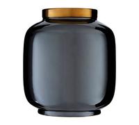 Orsina Stellar Black Metallic Vase Orsina Multicolor