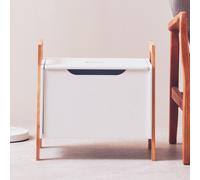 Premier Housewares Wooden Storage Box, white