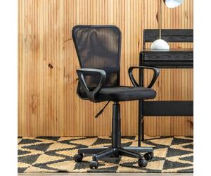 Orsina Stratford Black Tapered Back Home Office Chair