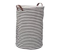 Maison by Premier Stripe Black And Natural Laundry Bag