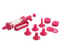Premier Housewares Cookie and Cupcake Decorating Piping Set, Plastic, Pink - 31 piece