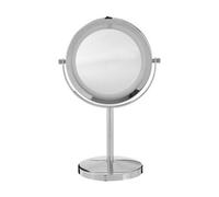 Clara Led Mirror Premier Housewares Silver One Size