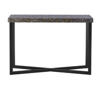 Orsina Stunning Mosaic Rectangular Console Table, Durable Sofa Table For Livingroom, Long Lasting Console Table in Black Orsina Black