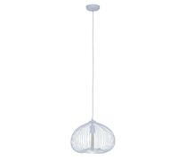 Orsina Sturdy 1 Bulb White Finish Pendant Light, Effortlessly Maintained Down Light Wall, Versatile Ceiling Light