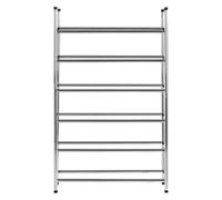 Maison by Premier Six Tiers Chrome Shoe Rack