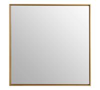 Orsina Sturdy Large Square Wall Mirror, Contemporary Lounge Mirror, Versatile Antique Mirror for Home, Office in Gold Orsina Gold