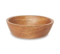 Orsina Sturdy Small Acacia Wood Bowl, Handcrafted Mini Fruit Dish, Rustic Wooden Server, Petite Wooden Kitchen Bowl