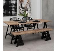 Orsina Sturdy Unique Design Bench, Wooden Constructed Dining Bench For Dining Table, Versatile Design Modern Bench