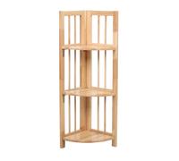 Premier Housewares 3 Tier Folding Corner Unit, Wood