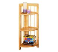 Premier Housewares 3 Tier Folding Corner Unit, Wood