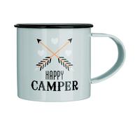 Orsina Stylish 350Ml Happy Camper Mug, Long Lasting Drinking Mug For Tea, Durable Design Coffee Mugs For Kitchen in Blue Orsina Blue