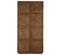 Orsina Stylish Cabinet, Functional Design Storage Cabinet For Livingroom, Premium Solid Wooden Display Cabinet in Brown Orsina Brown