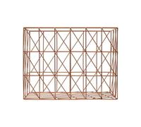 Vertex Rectangular Basket Large, Copper