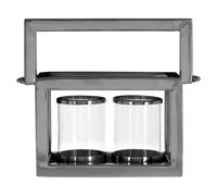 Orsina Stylish Design 2 Light Lantern, Elegant Design Large Lantern For Bedside Table, Stable 2 Light Lantern