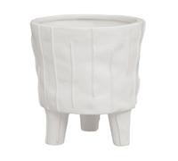 Orsina Stylish Design White Large Planter, Lightweight Large Garden Flower Pot, Versatile Planter For Plants