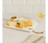 Orsina Stylish Marble Chopping & Serving Board, Sleek Cutting Board For Kitchen, Durable Serving Board For Cutting in White Orsina White