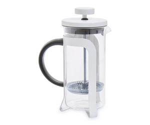 Orsina Stylish Matte White Cafetiere 350Ml, Advanced Filtration Small Cafetiere, Comfortable Grip Coffee Cafetiere