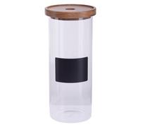 Orsina Stylish Multipurpose Chalkboard 1800Ml Storage Jar, Durable Jar With Lid For Counter, Airtight Storage Jars