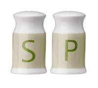 Premier Housewares Stylish Design Parsley Salt And Pepper Set | Easily Identified Salt And Pepper Set For Dining Table | Durable Salt And Pepper Set For Breakfast, Lunch, Dinner