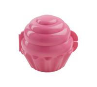 Orsina Stylish Red PP Cupcake Keeper, Durable Cupcake Keeper For Effortless Travelling, Secured Cupcake Container in Pink Orsina Pink