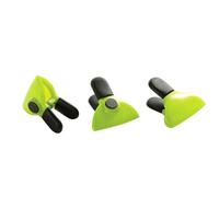 Orsina Stylish Set Of Three Lime Green Magnetic Clips, Practical Design Magnetic Cips For Kitchen, Durable Clips