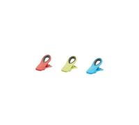 Orsina Stylish Set Of Three Magnetic Clips, Practical Design Magnetic Cips For Kitchen, Durable Magnetic Clips Orsina Multicolor