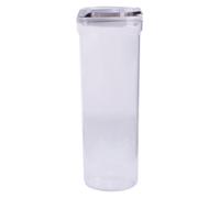 Orsina Stylish Storage Jar 2300 ml, Durable Plastic Jar With Lid For Kitchen Counter, Versatile Airtight Storage Jar in Clear Orsina Clear