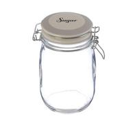 Stylish Sugar Storage Jar, Durable Glass Jar With Lid For Kitchen Counter, Versatile Airtight Storage Jar Premier Housewares Clear One Size