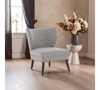 Orsina Supportive Seating Greek Key Design Lounge Chair, Nordic Design Wooden Chair, Contemporary Accent Chair Orsina Multicolor