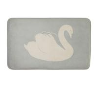 Premier Housewares Soak Swan Bath Mat - Light Blue