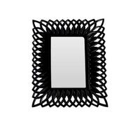 Orsina Swirl Black High Gloss 5 X 7" Photo Frame