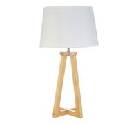 Orsina Table Lamp, Black Metal Frame With Industrial Cage Design, Warm Vintage Bulb Effect For Ambient Lighting in Natural Orsina Natural