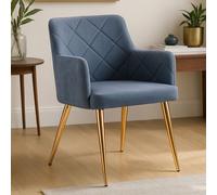 Orsina Tamzin Velvet Angular Dining Chair in Dark Grey Orsina Dark Grey