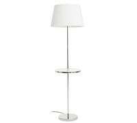 Orsina Tapered Table Lamp, Space-Saver, Easy Switch in White Orsina White