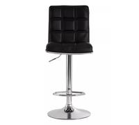 Orsina Tavor Faux Leather Bar Chair in Black Orsina Black