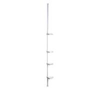 Premier Housewares 4-Tier Corner Shelf, White
