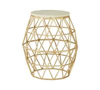 Orsina Templar Aluminium And Stone Side Table