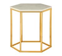 Orsina Templar Hexagonal Side Table