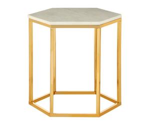 Orsina Templar Hexagonal Side Table