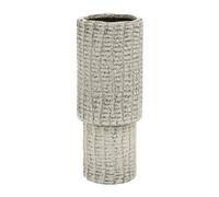 Orsina Textured Medium Vase, Contemporary Design Flower Vase, Tiered Design Modern Vase For A Variety Of Decors