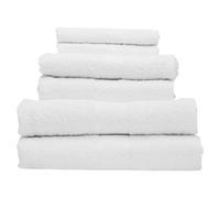 Orsina Thread & Loom 6 Piece White Towel Set