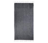 Orsina Thread & Loom Black Hammam Towel