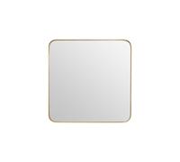 Orsina Tia Small Gold Finish Square Wall Mirror Orsina Gold