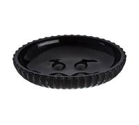 Orsina Ticino Brittany Glass Soap Dish in Black Orsina Black