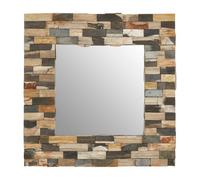 Orsina Tile Pattern Framed Wall Mirror
